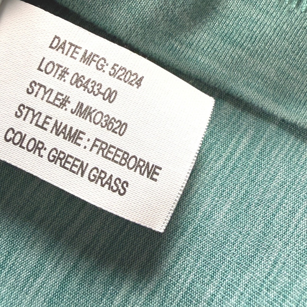 Johnnie-O Pullover Mens XXL Green Freeborne 1/4 Zip Golf JMKO3620 Men EUC - Picture 8 of 11
